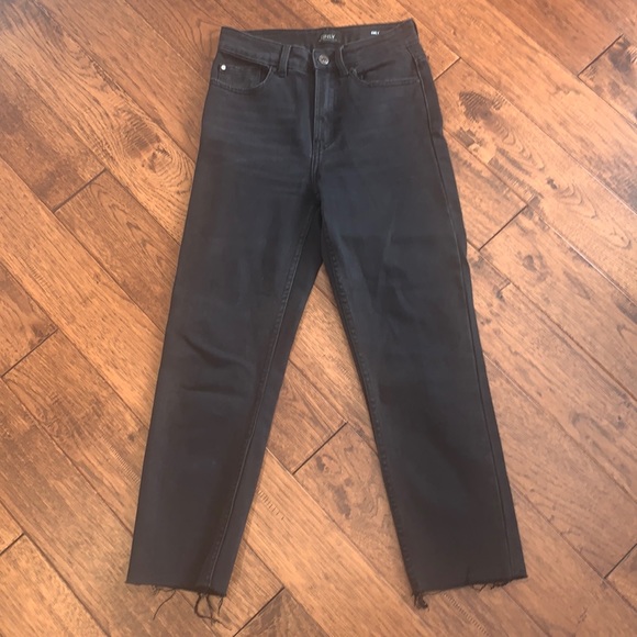 ONLY Emily - High Waisted Straight Cropped Jeans - Picture 2 of 6